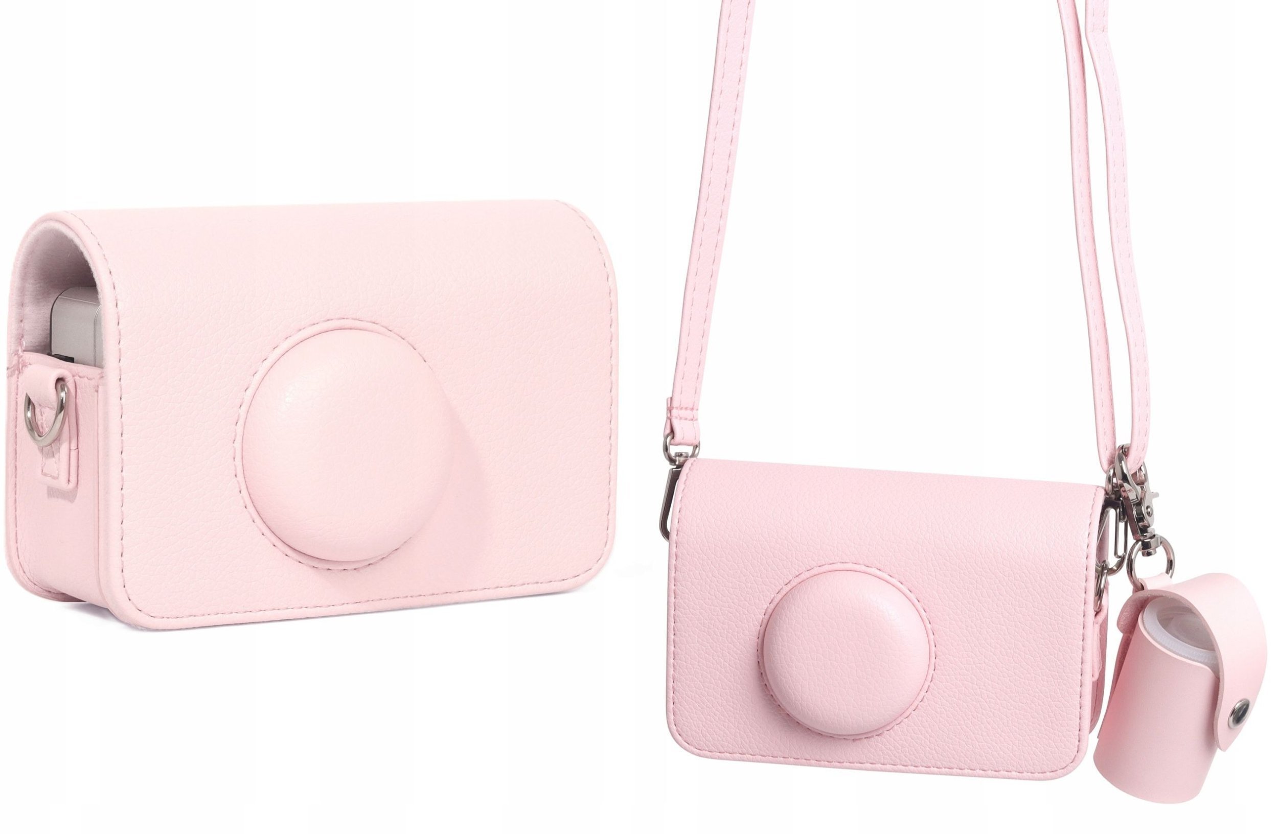 Futerał Etui Pokrowiec na Aparat + Kliszę do Kodak EKTAR H35 / H35N / ULTRA F9 / Różowy