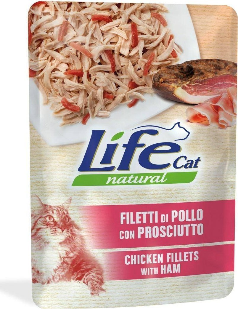 Life Pet Care LIFE CAT sasz.70g CHICKEN + HAM /30