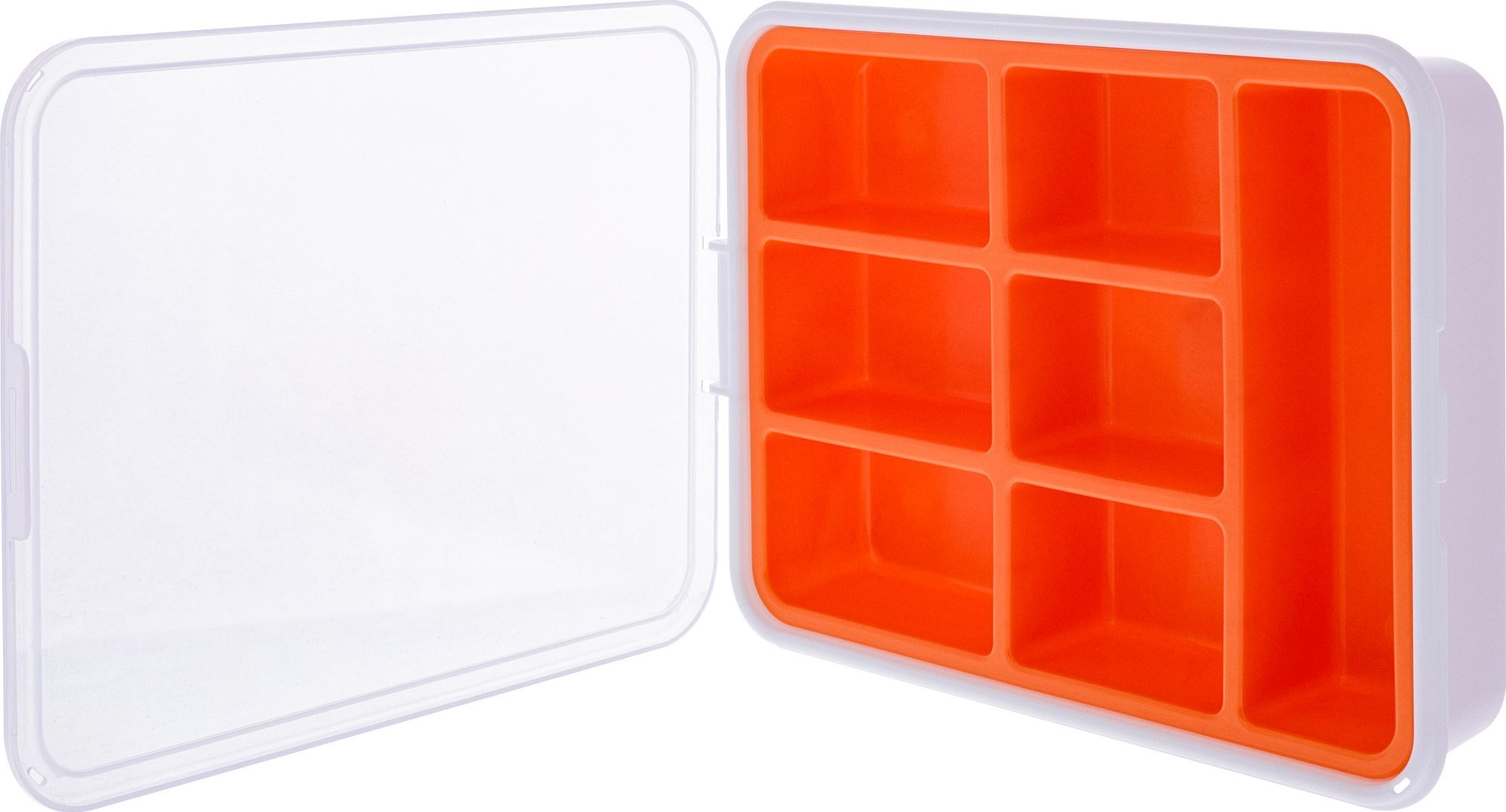 InLine® Kleinteilebox, 7 Fächer, Abmessungen: 180x140x40mm, orange