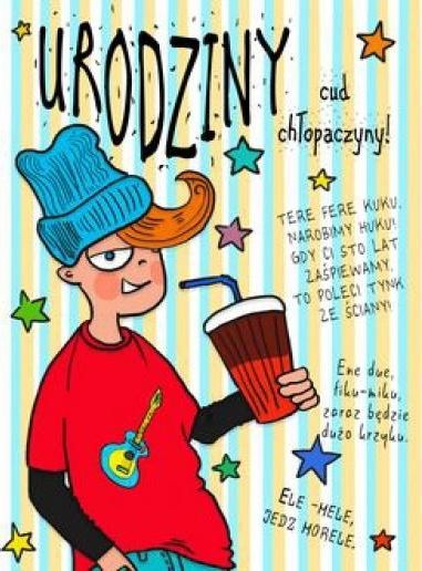 HENRY Karnet B6 Urodziny - Chłopak II