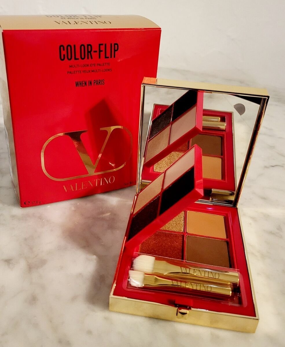 Valentino Valentino, Color-Flip, Eyeshadow Palette, 01, Refill, 8 Shades, 17.6 g For Women