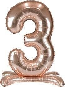 Arpex Balon foliowy stojący różowe złoto 3 90cm