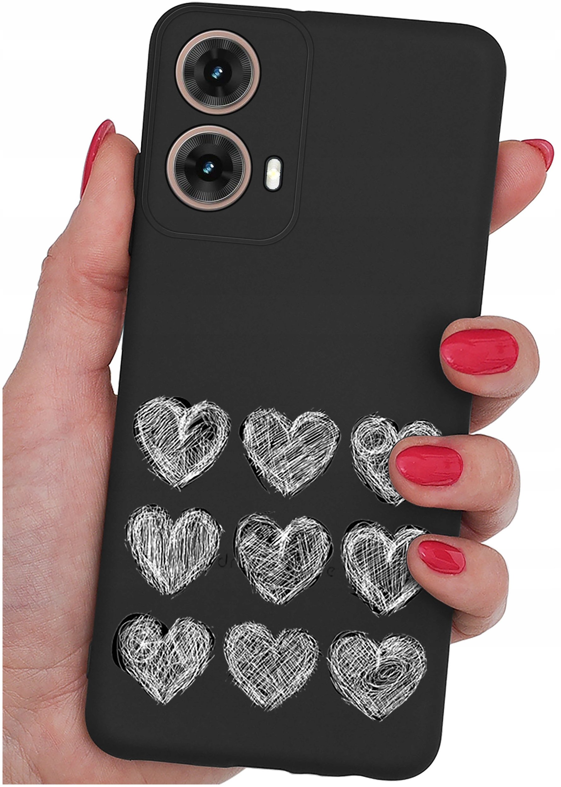 Etui do Motorola Moto G85 5G WZORY |SILIKONOWE MATT CASE