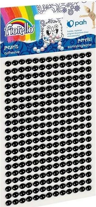 Fiorello Perełki samoprzylepne czarne FIORELLO