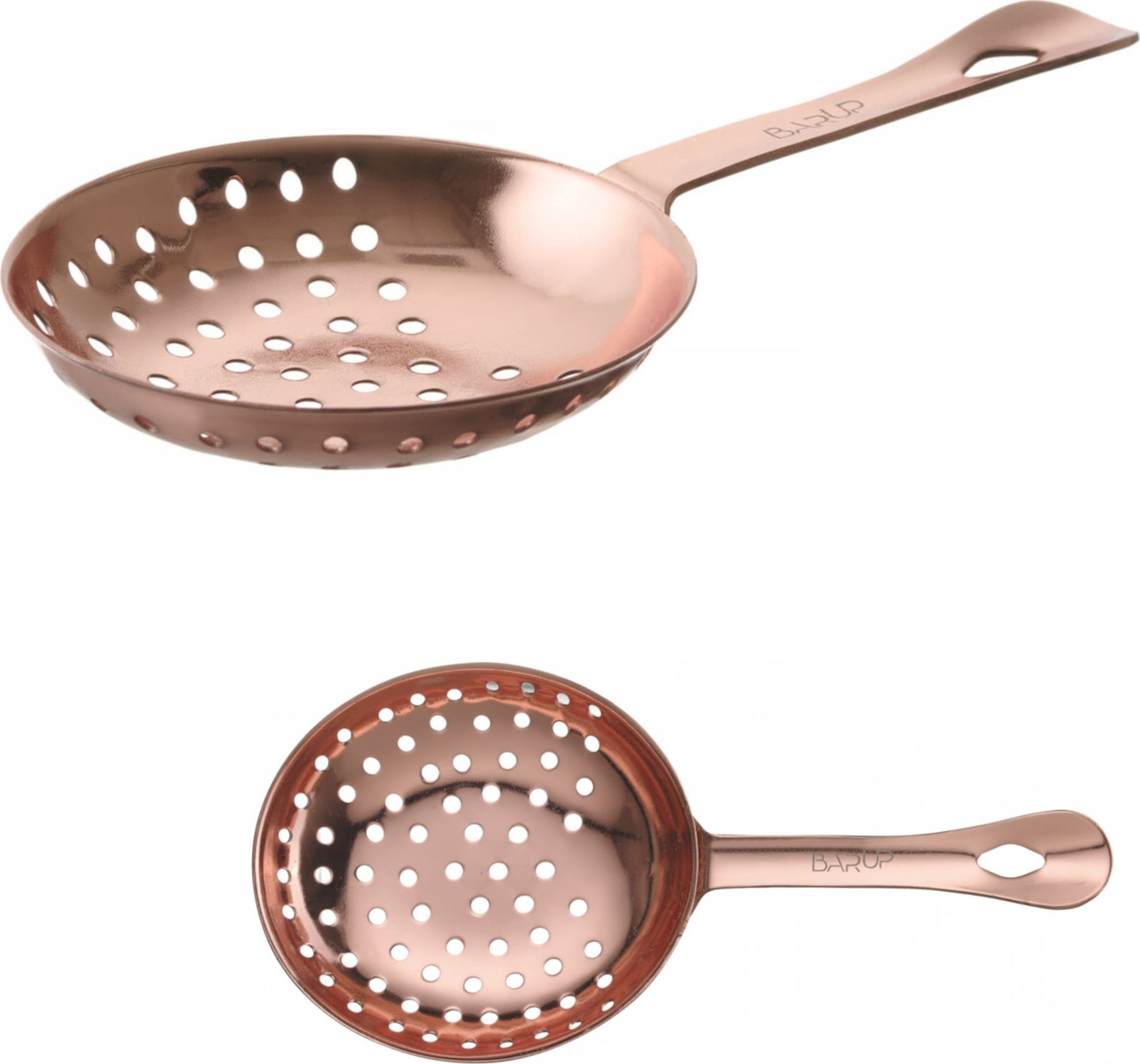 Bar Up Sitko barmańskie do odcedzania drinków koktajli Julep 160 x 76 mm - miedziany