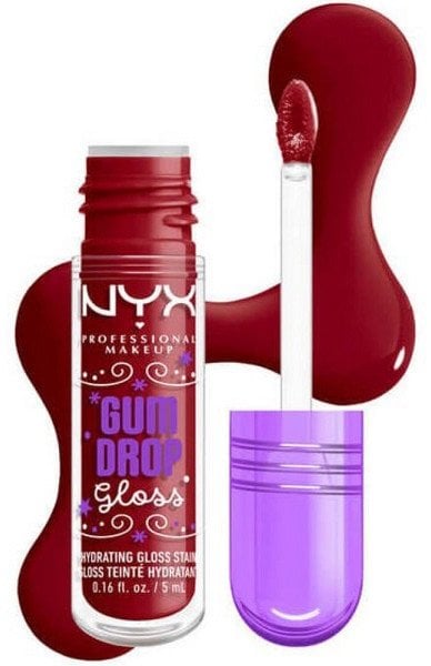 NYX Professional Makeup Holiday Gum Drop Gloss Hydrating Gloss StainCranberry Splash 5ml