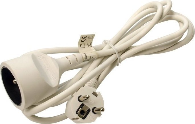 DPM Solid PRZEDŁUŻACZ SIECIOWY 1 GNIAZDO 1,5M 3x1 10A 2300W