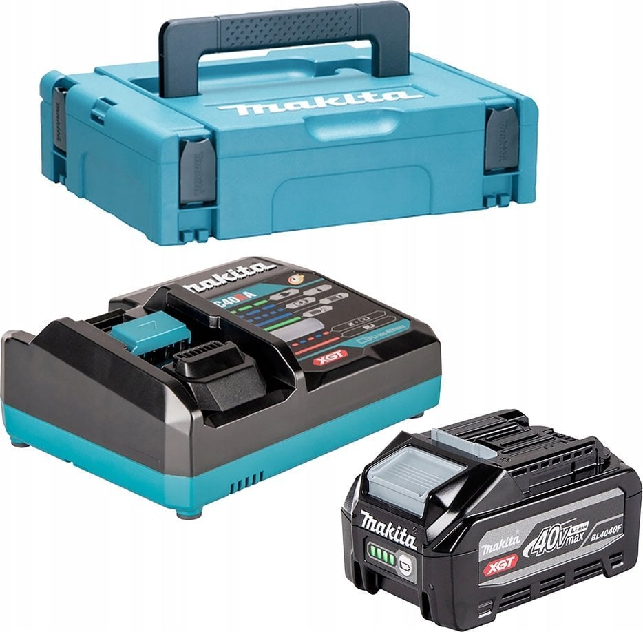 MAKITA POWER SUPPLY KIT 40V 1x4.0Ah XGT (BL4040Fx1+DC40RA) [UN3480]