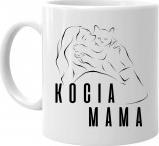 Koszulkowy Kocia mama - kubek z nadrukiem