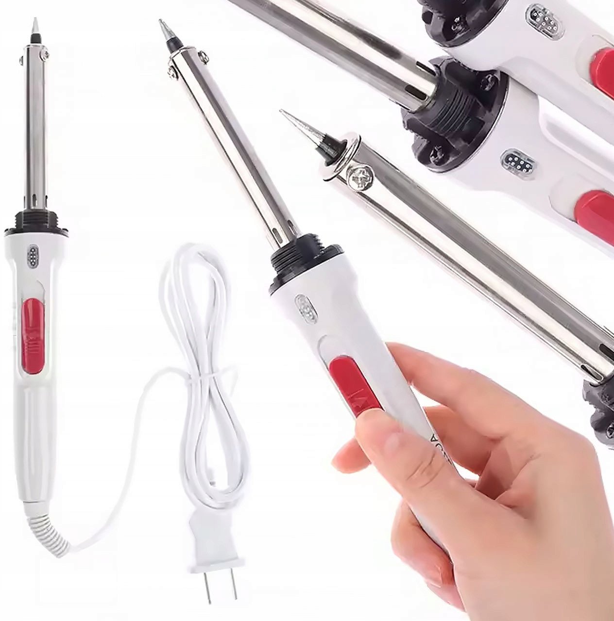 MOCNA WYGODNA LUTOWNICA ELEKTRYCZNA 100W Z PRZEŁĄCZNIKIEM MOCY LOW/HIGH