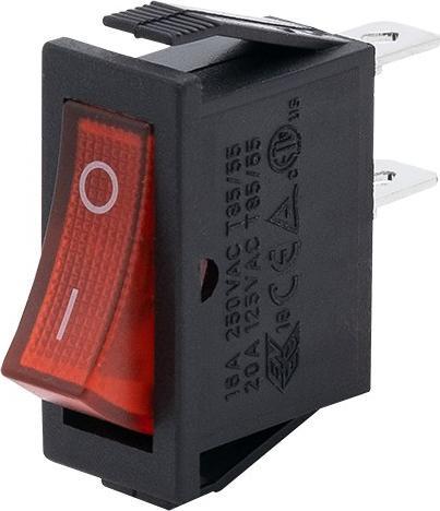 Volteo WYŁĄCZNIK DWUBIEGUNOWY MINI PODŚWIETLANY