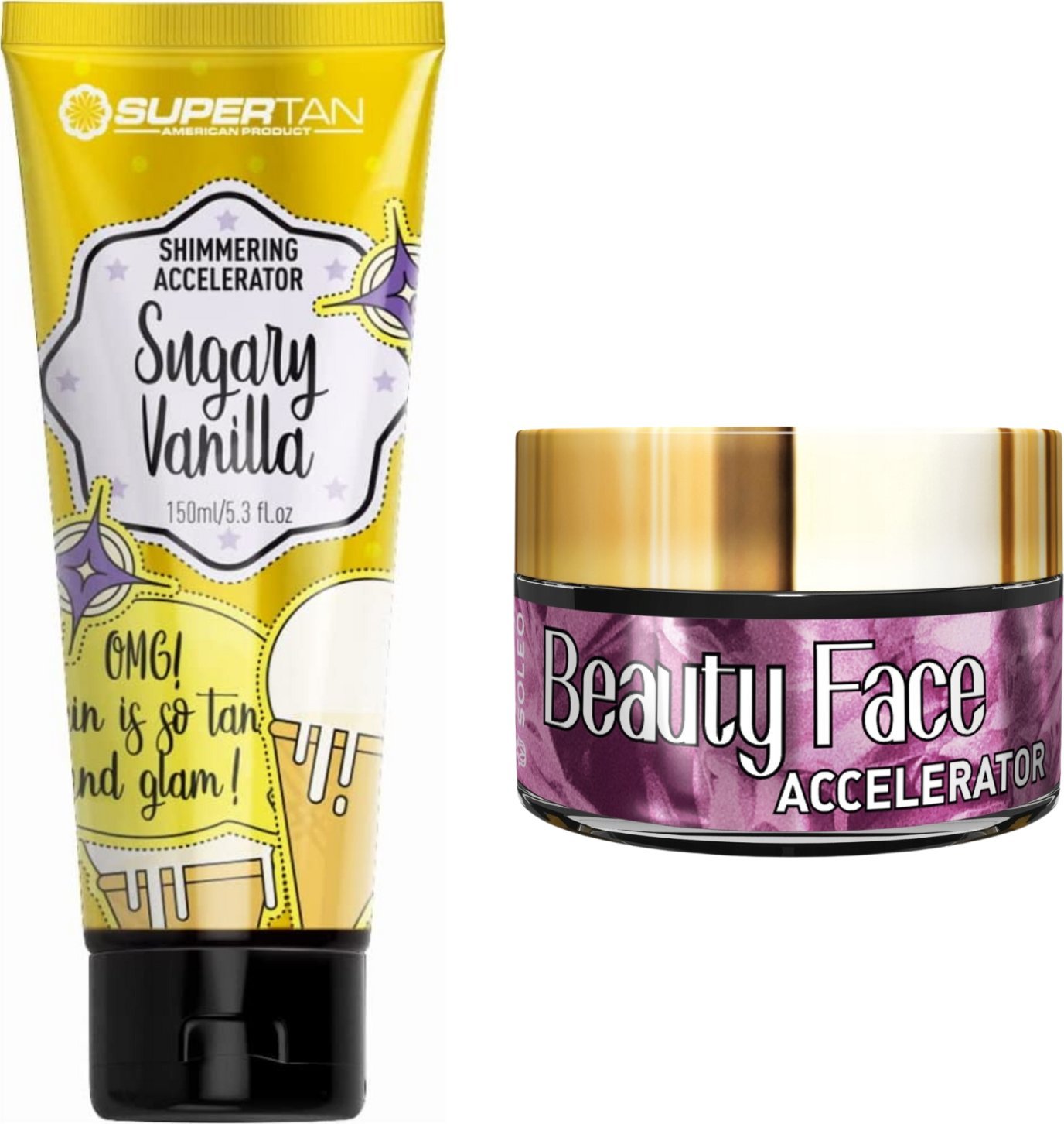 Supertan Supertan Sugary Vanilla + Słoiczek Beauty Face