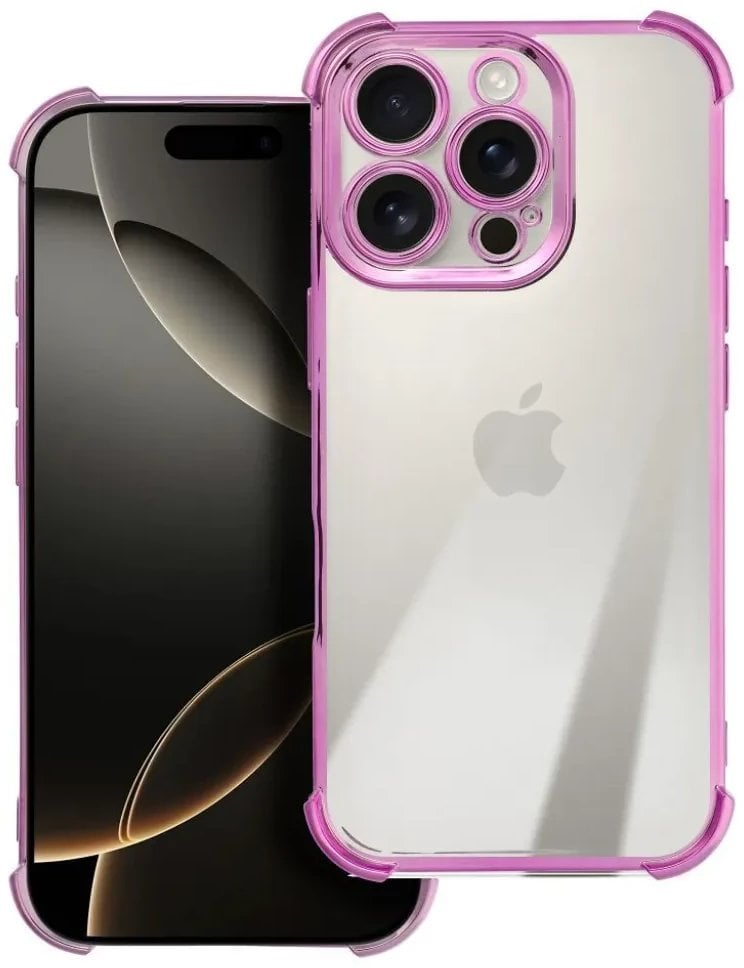 Futerał ANTISHOCK ELECTRO do IPHONE 15 Pro Max purpurowy