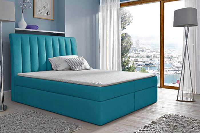 Elior Łóżko kontynentalne Lando 140x200 - 44 kolory