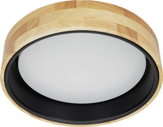 Lampa sufitowa Italux Ekologiczna lampa sufitowa Campelo LED 20W drewniana