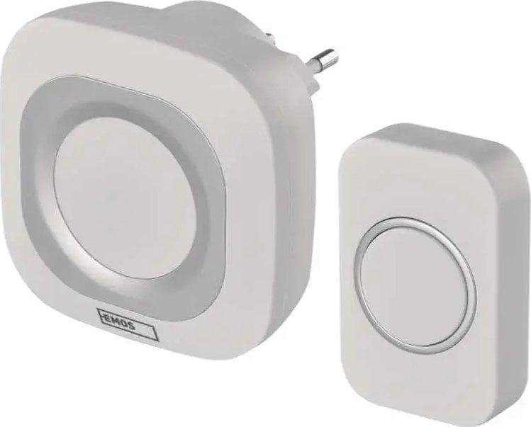 Emos Dzwonek bezprzewodowy Emos P5733W AC, biały