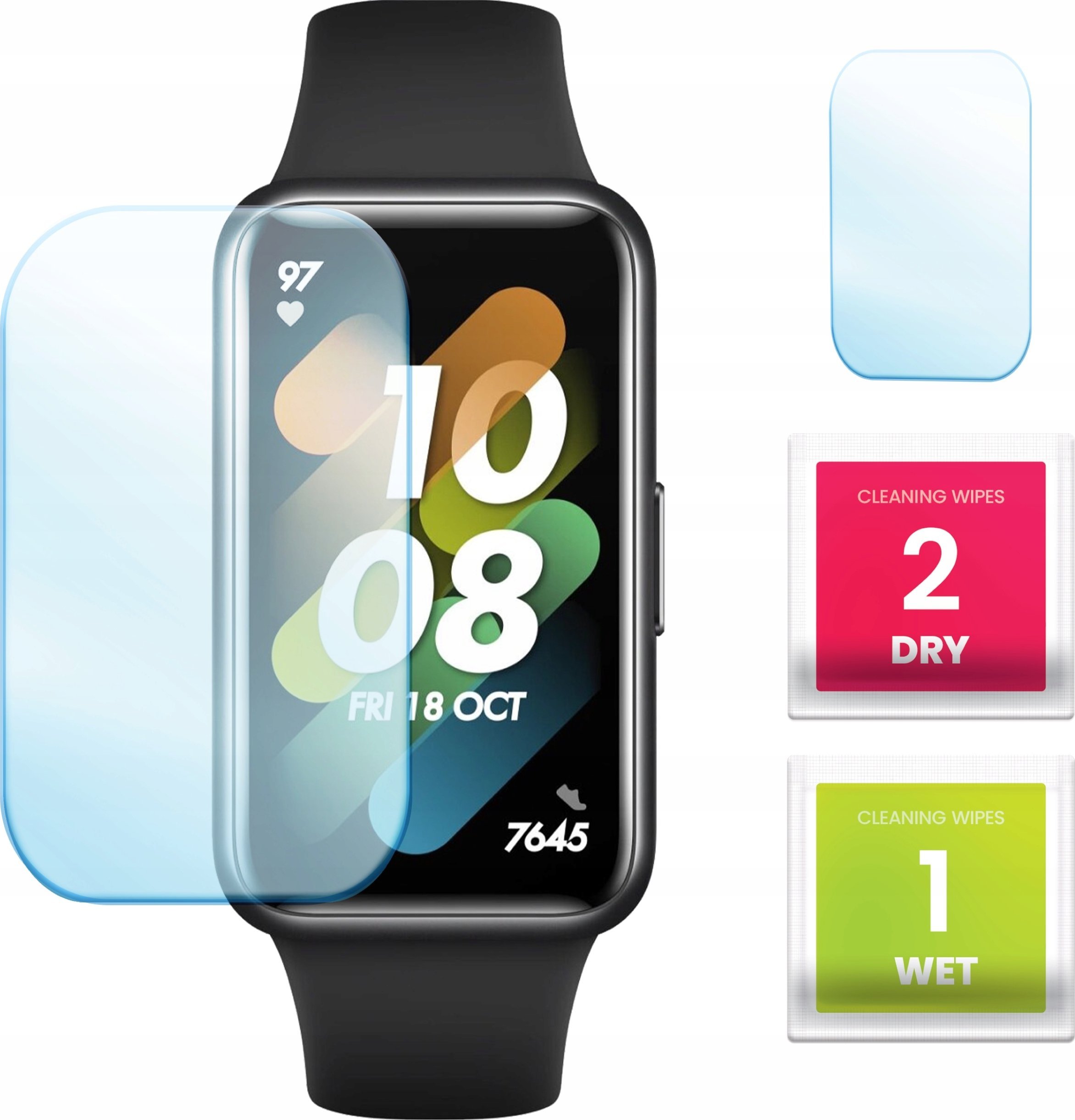 Hello Case Szkło Hybrydowe do Huawei Band 7 (Szybka, Szkiełko, Ochronne, Odporne)