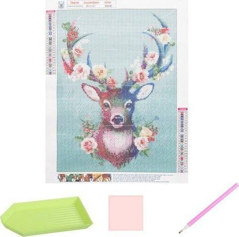 Haft Diamentowy Mozaika Zestaw 5D Motyw Jelenia