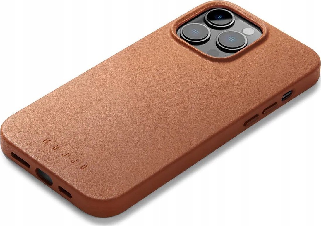 Troubadour Goods Limited Mujjo Full Leather Case - etui skórzane do iPhone 14 Pro Max kompatybilne z MagSafe (tan)