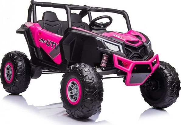 Lean Cars Auto na Akumulator Buggy UTV-MX Różowy
