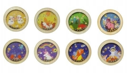 Gra kulkowa drewniana