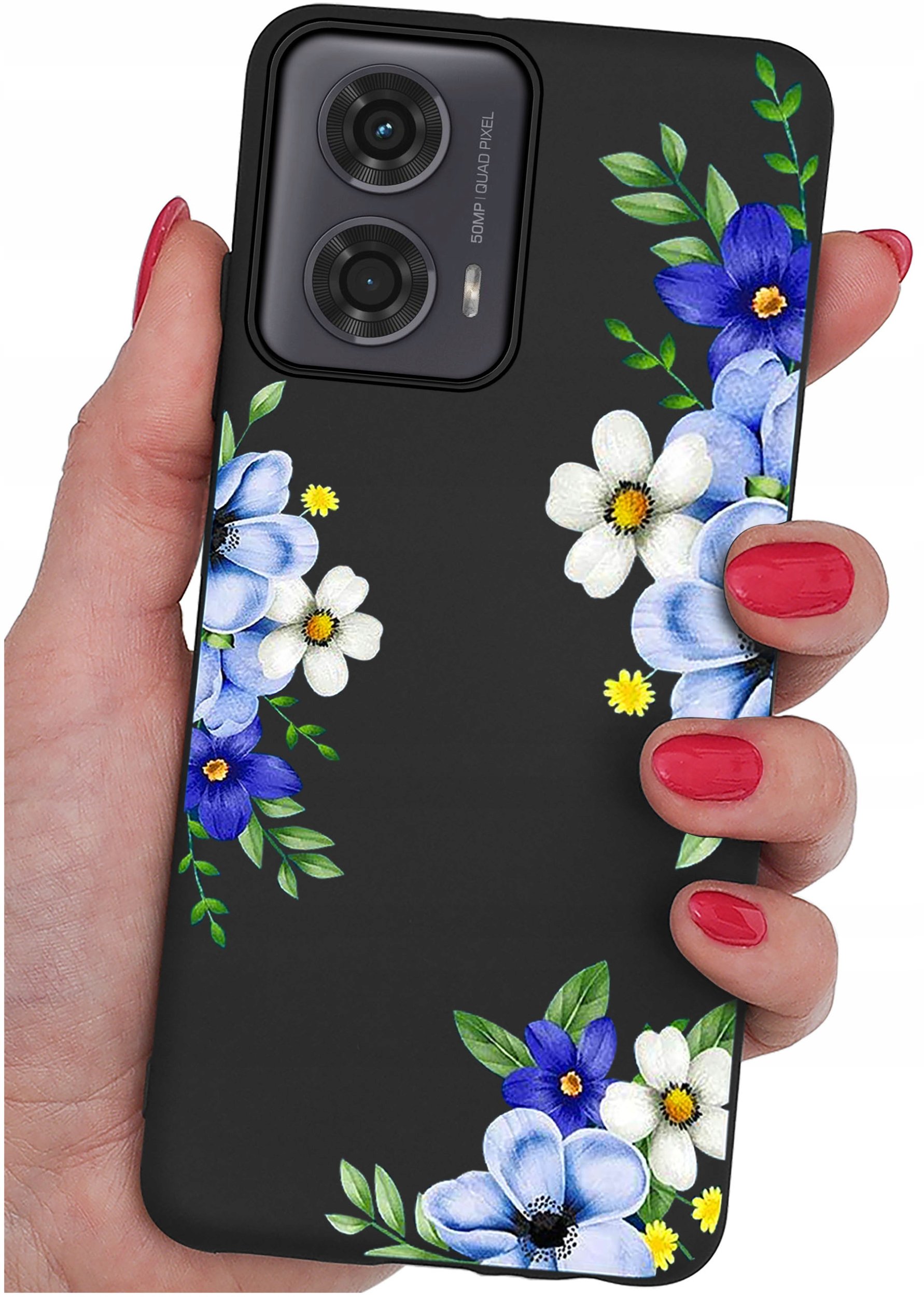 krainaGSM Etui do Motorola Moto G24 |G24 POWER |G04 |E14 WZORY SILIKONOWE MATT SZKŁO