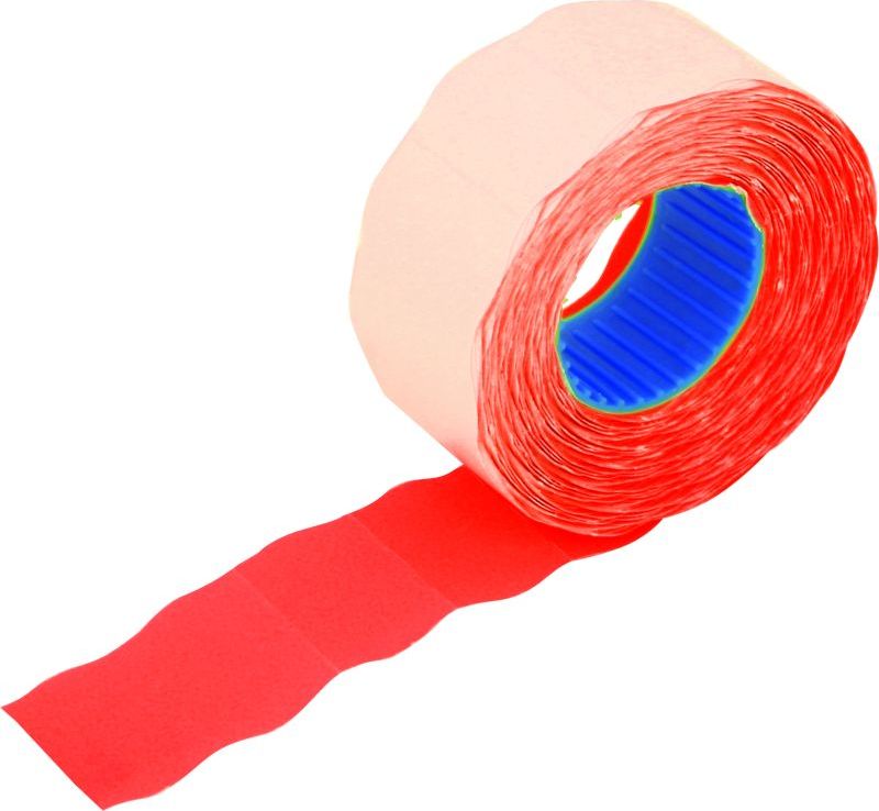 Anna Zaradna TAŚMA DO METKOWNIC 2 RZĘD. 26 X 16 CZERWONA (5)