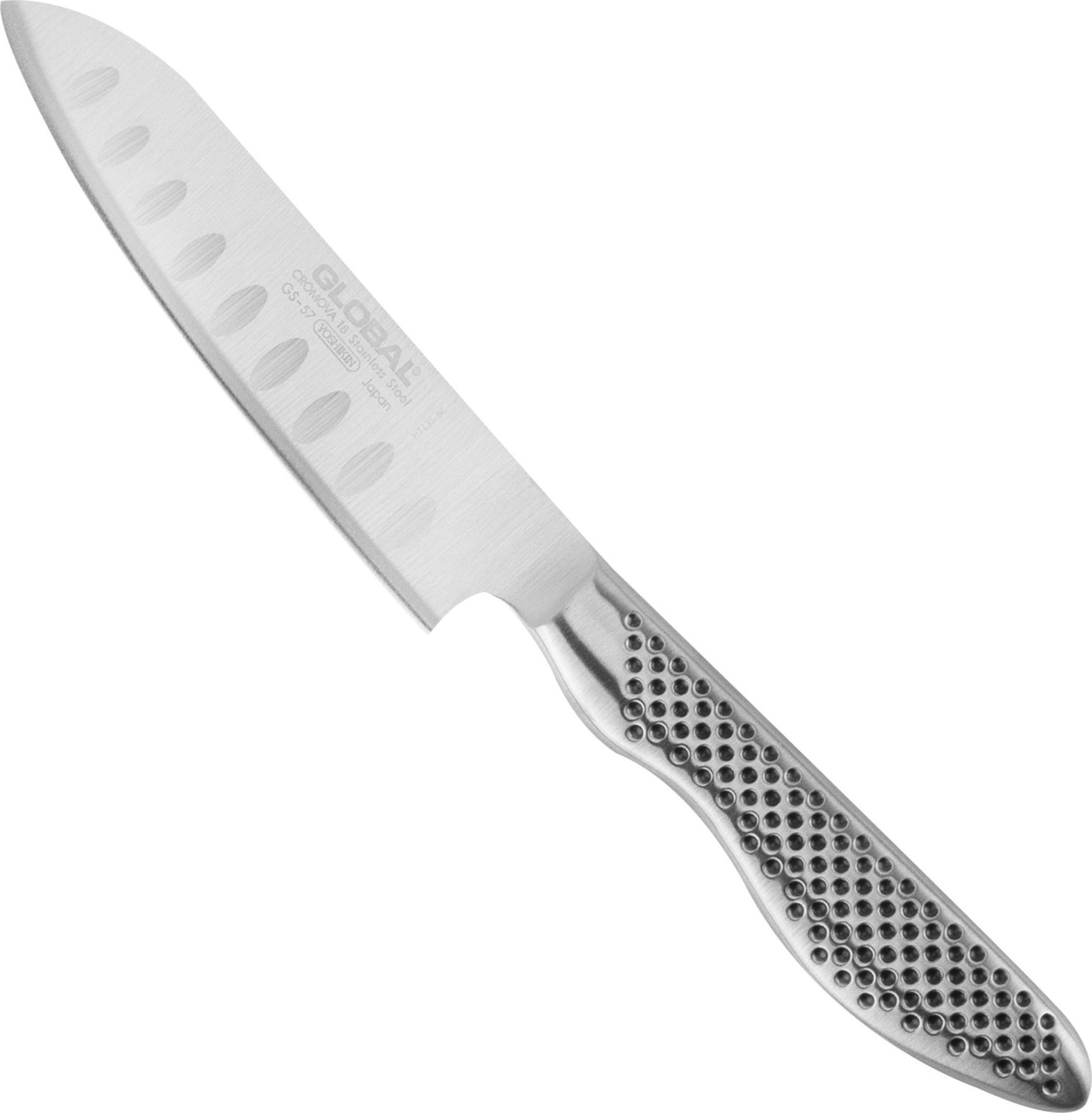 Global Nóż Mini Santoku 11 cm żłobiony | Global GS-57