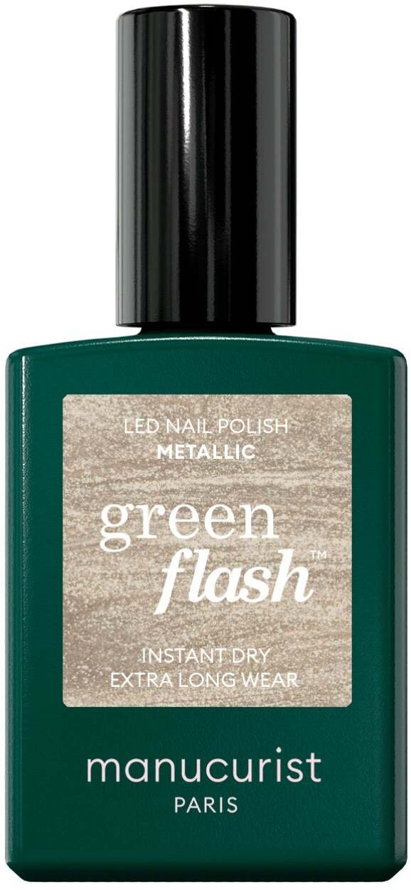 MANUCURIST_Green Flash Led Gel Nail Lacquer lakier do paznokci Metallic 15ml