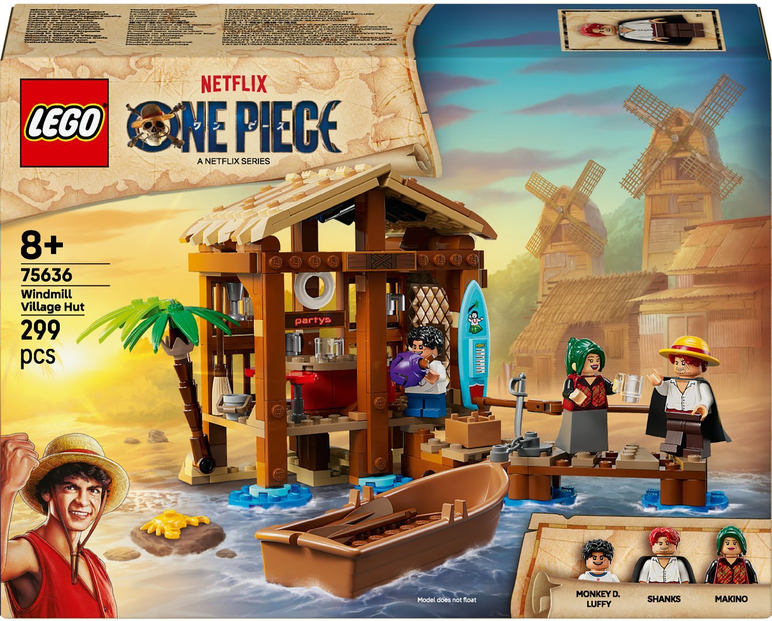LEGO One Piece Chatka w wiosce Fuusha (75636)