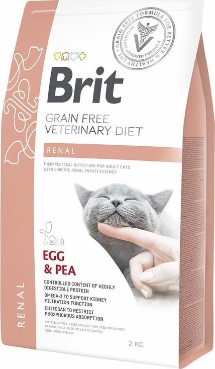 Brit Brit Grain-free Veterinary Diet Renal - sucha karma dla kotów upośledzoną funkcją nerek 5 kg