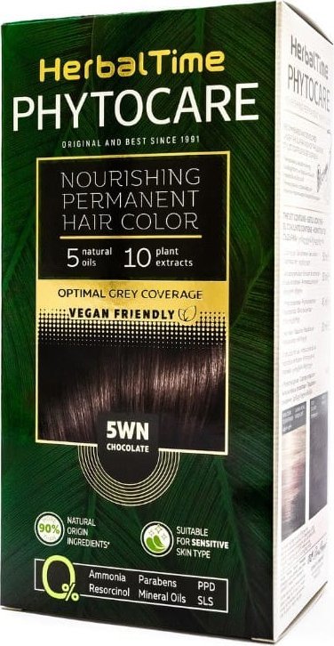 ENERGY OF VITAMINS HERBAL TIME Phytocare Farba do włosów naturalna 5WN Chocolate