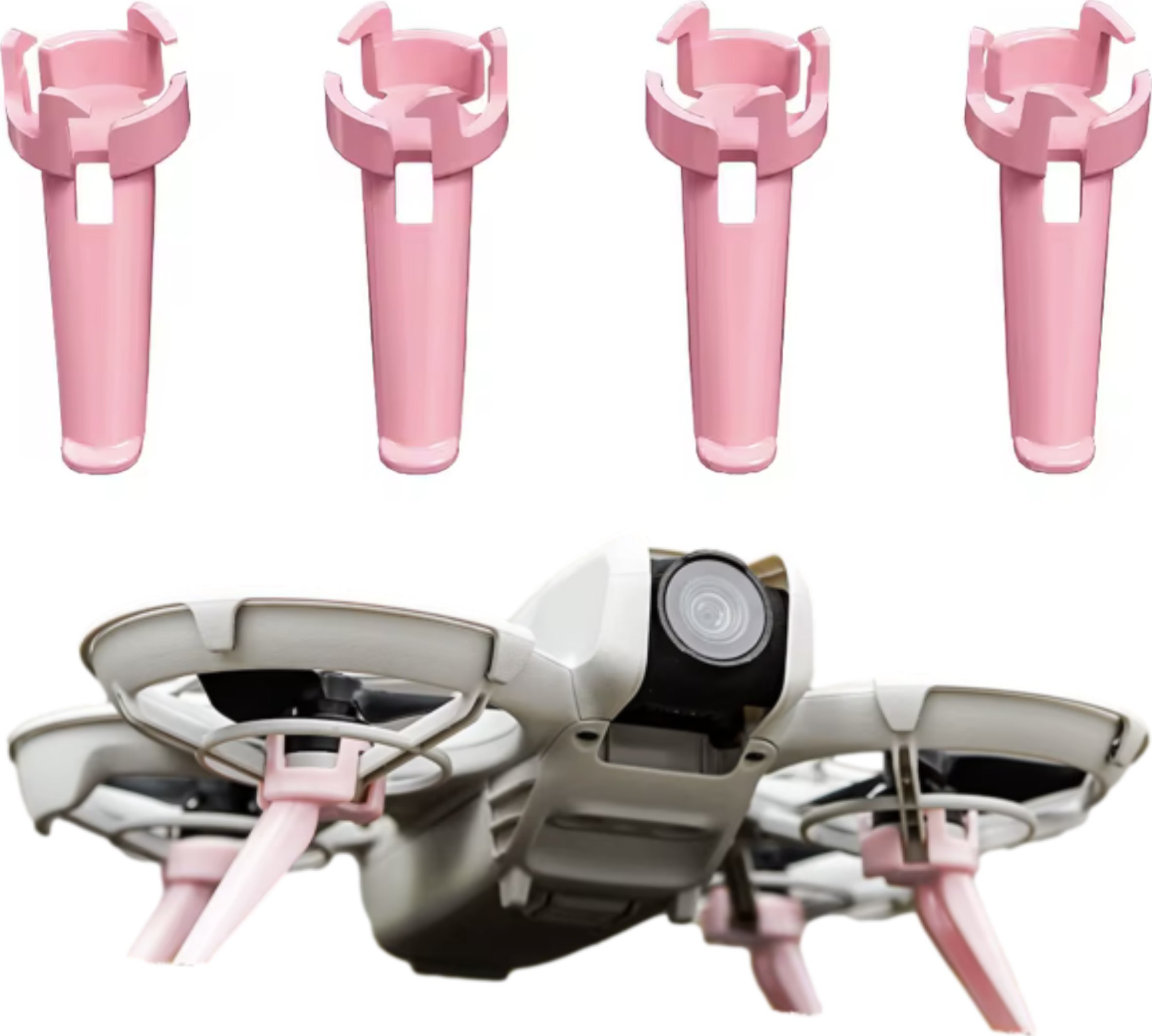 NÓŻKI PŁOZY PODWYŻSZENIE PODWOZIA STOPKI DO DRONA DJI NEO - RÓŻOWY