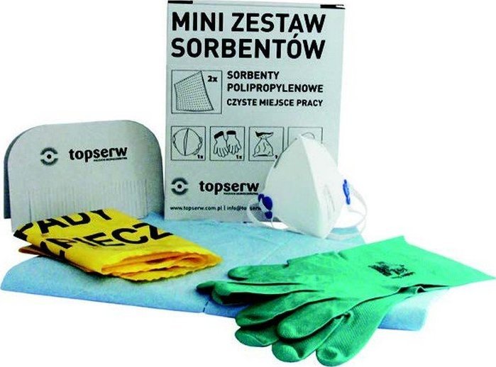 Topserw Zestaw startowy MINI, sorbent tylko do oleju (absorpcja 1,5 l)