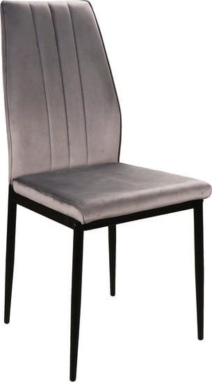 Signal Krzesło ATOM VELVET szare