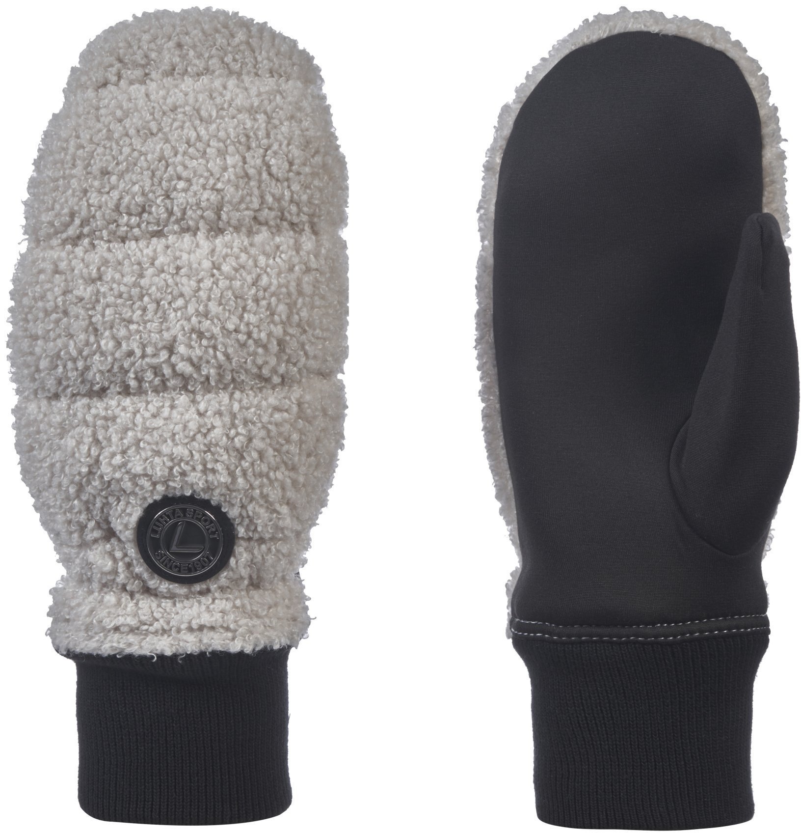 Luhta moteriškos žieminės pirštinės NEVALA, smėlio spalvos