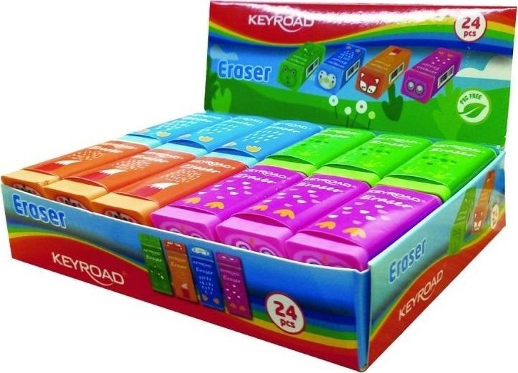 Gumka do ścierania zwierzęta (24szt)