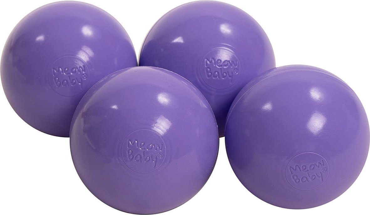 MeowBaby MeowBaby Zestaw Jednokolorowych Plastikowych Piłe