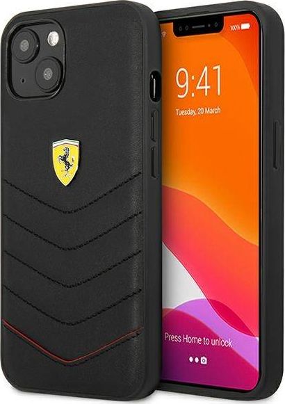 Ferrari Ferrari FEHCP13SRQUK iPhone 13 mini 5,4" czarny/black hardcase Off Track Quilted