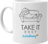 Koszulkowy Take it easy - kubek na prezent