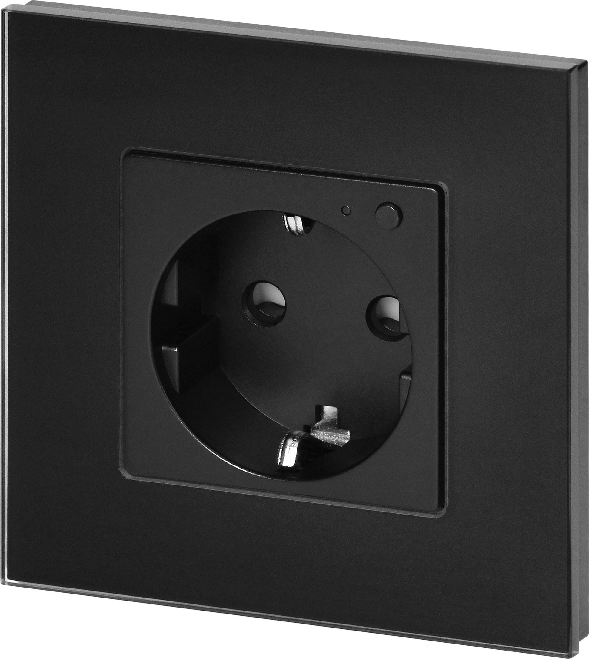 Orno Gniazdo pojedyncze Tuya Smart Wi-Fi, Schuko, czarne