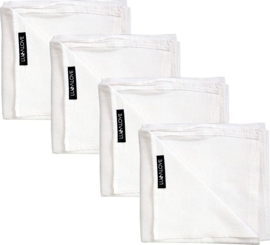 LullaLove Zestaw flanelowych pieluch 4 szt. Lullalove