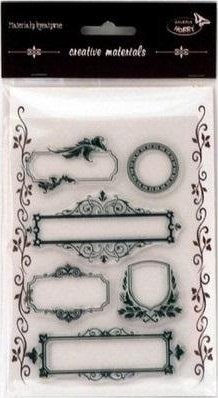 Stemple kreatywne ramki ozdobne