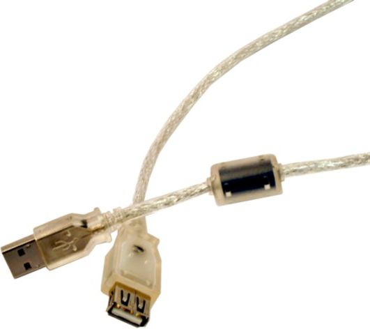 Kabel USB InLine USB-A - USB-A 3 m Przezroczysty (34603Q)