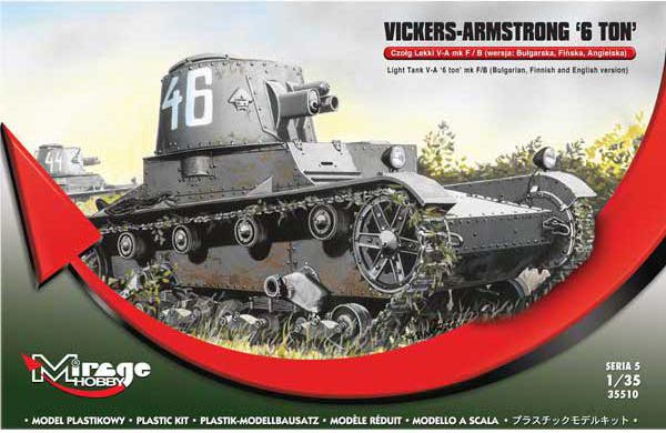 Mirage Czołg Lekki VickersArmstrong 6T