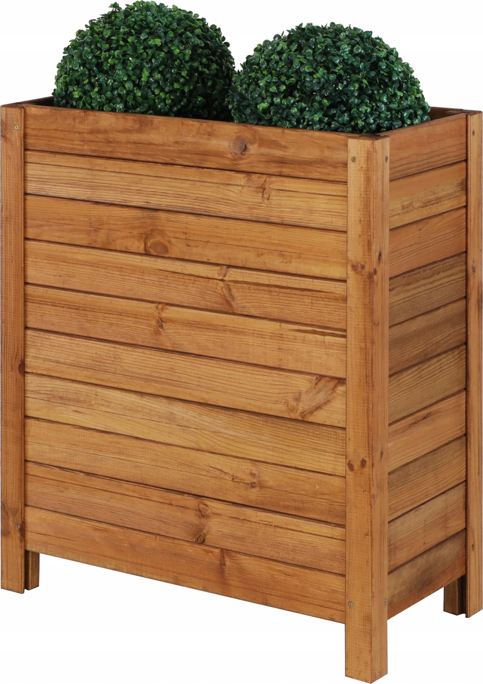 Wamar-Sosenka DREWNIANA DONICA SKRZYNIA BALKONOWA ERDES-7-2 BRĄZOWA DREWNO SOSNOWE