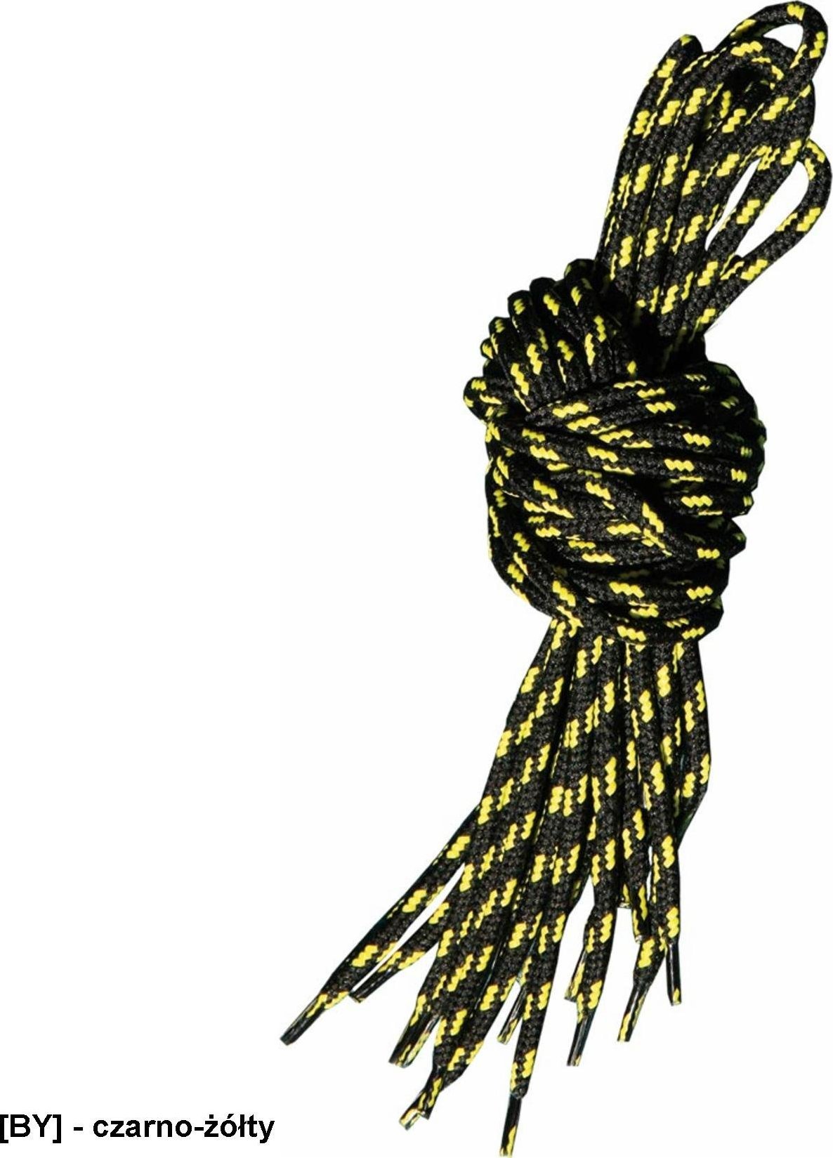 R.E.I.S. BR-LACE-T-O SZNURÓWKI - 100, 120, 150cm. - czarno-żółty 120 cm