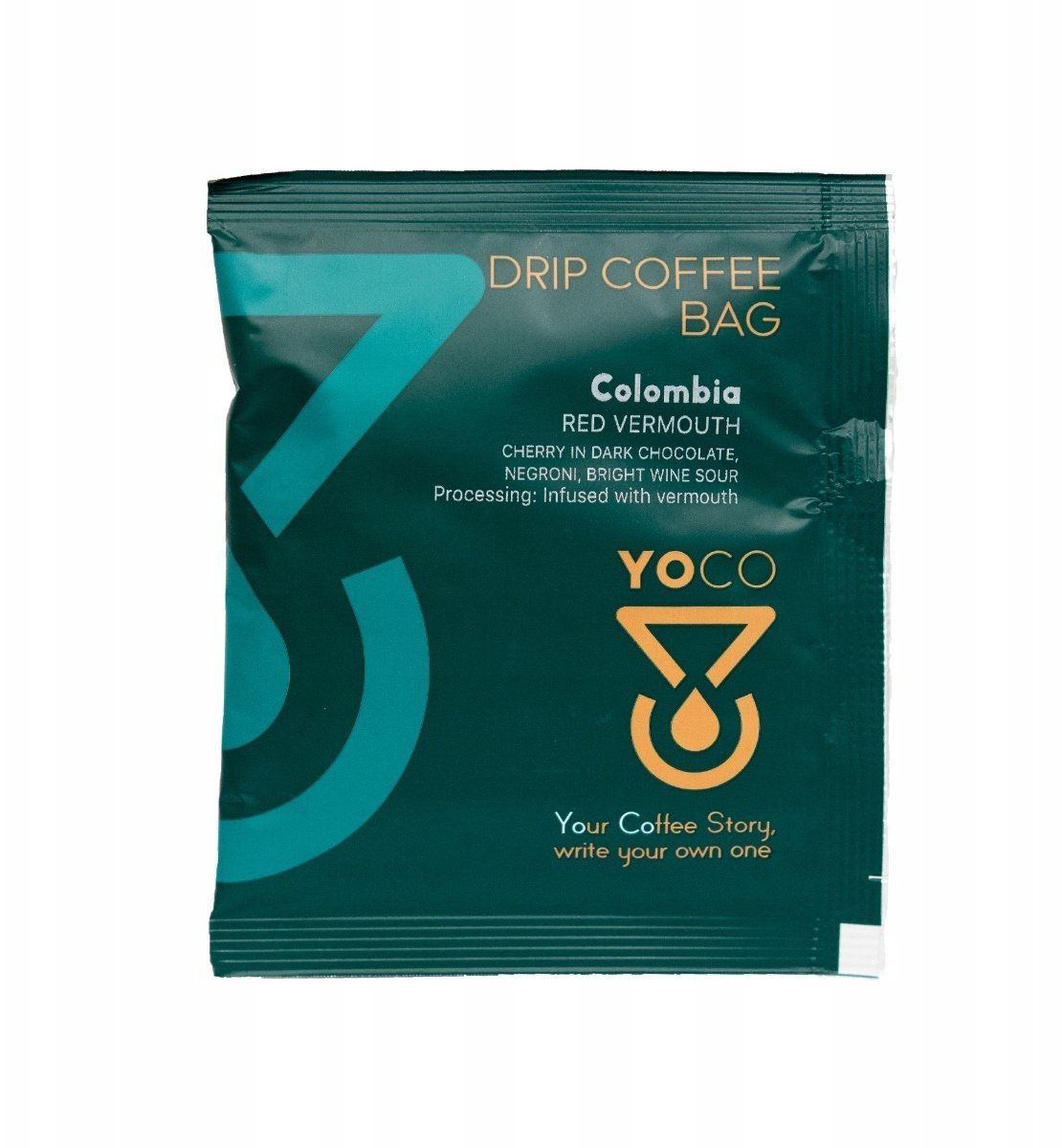 Kawa mielona YoCo Drip Bag Coffee Colombia Grapefruit Vermouth 20x12g