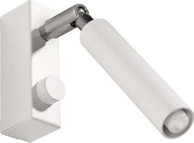 Kinkiet Lumes Biały kinkiet tuba z regulacją - EX718-Eyetes