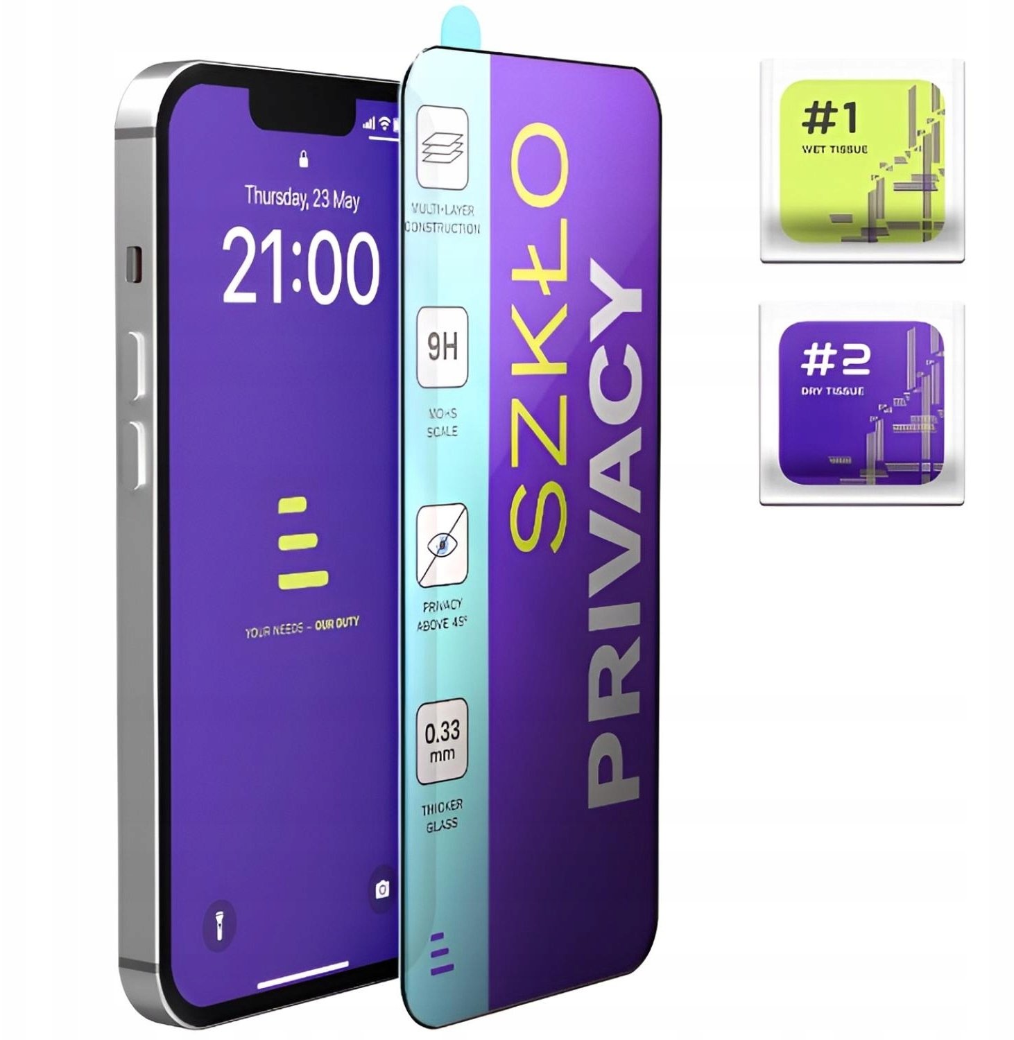 Szkło Hartowane Prywatyzujące Do Samsung Galaxy S26 Plus (Szybka 9H, 5D)